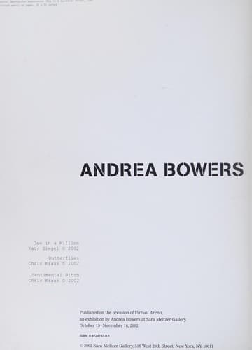 Andrea Bowers
