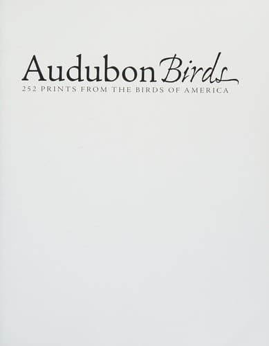 Audubon Birds