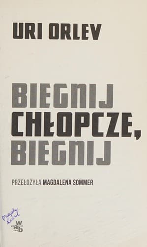 Biegnij chlopcze, biegnij