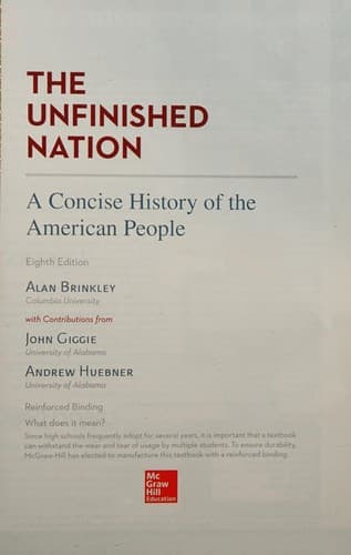 Brinkley, the Unfinished Nation