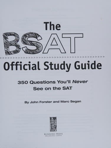 The BSAT official study guide