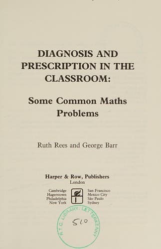 Diagnosis and Prescription