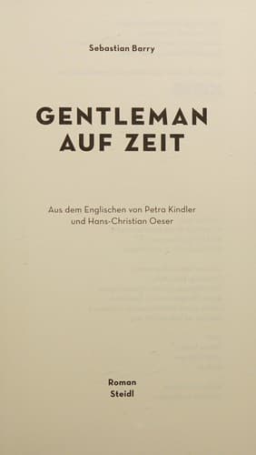 Gentleman auf Zeit