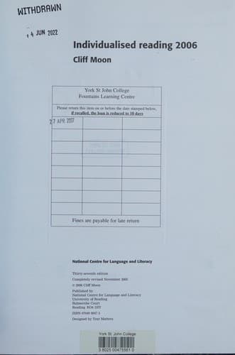 Individualised Reading 2006