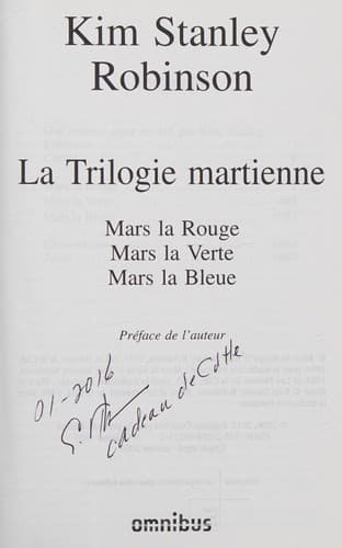 La trilogie martienne