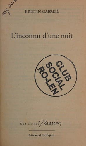 L'Inconnu D'Une Nuit