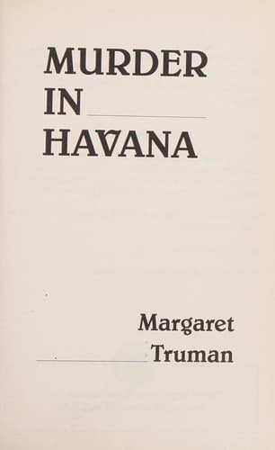 Murder in Havana (A Capital Crimes Novel