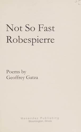 Not So Fast Robespierre