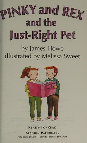 Pinky and Rex and the Just-Right Pet