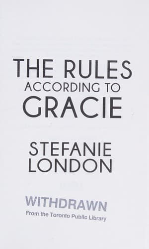 Rules According to Gracie