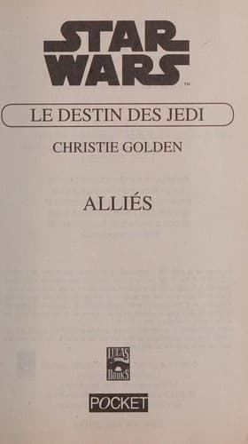 Star Wars - numéro 121 Le destin des jedi - tome 5 Alliés (5)