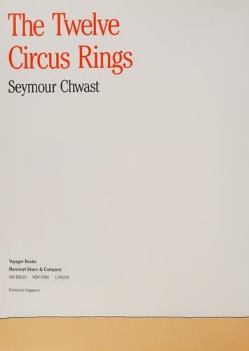 Twelve Circus Rings