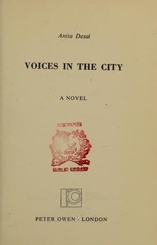 Voices in the city, a novel