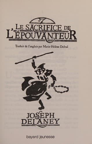 Wardstone Chronicles 6/Le Sacrifice De L'Epouvanteur (French Edition)