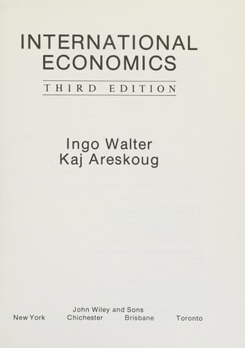International economics