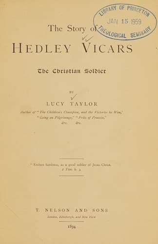 The story of Hedley Vicars