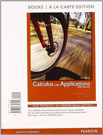 Calculus with Applications, Brief Version