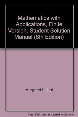 Student Solution Manual