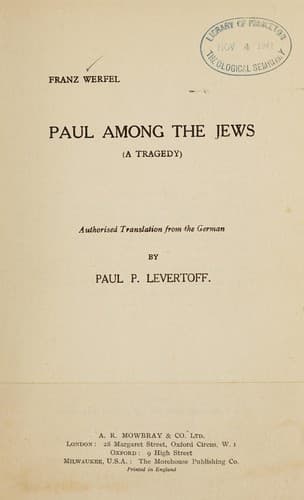 Paul among the Jews