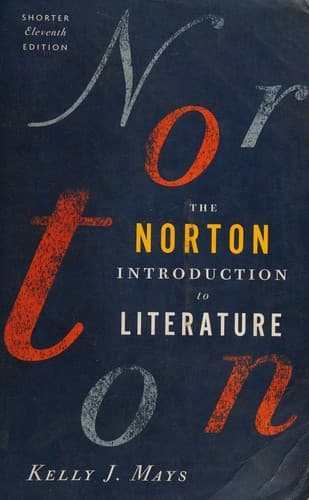 The Norton Introduction to Literature--Shorter eleventh edition