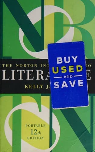 The Norton Introduction to Literature--Portable twelfth edition