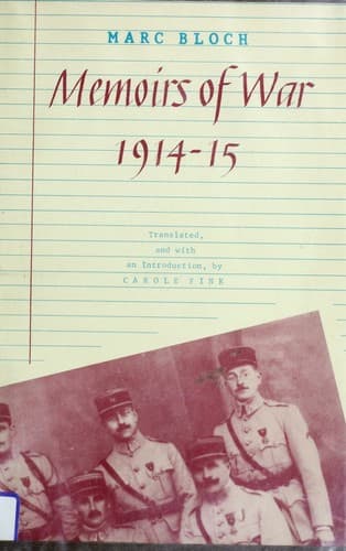 Souvenirs de guerre, 1914-1915