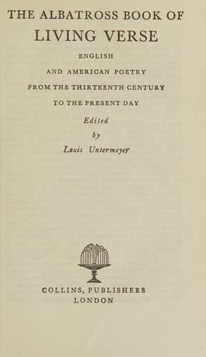 The Albatross Book of Living Verse