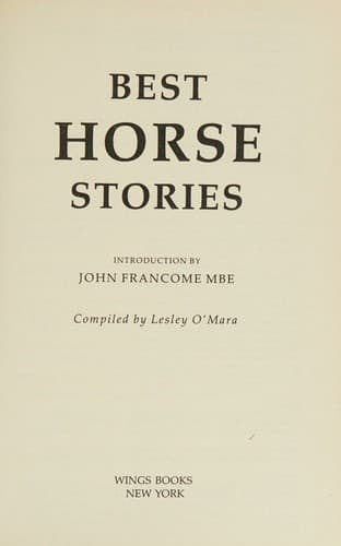 Best Horse Stories Ever