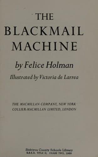 The blackmail machine