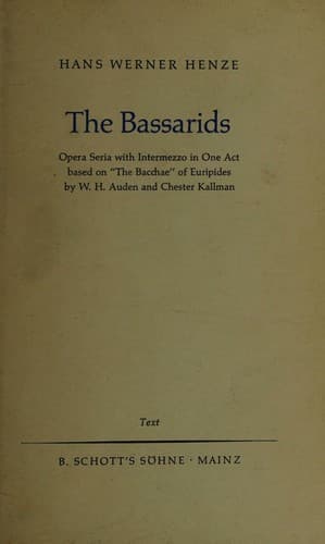 The Bassarids