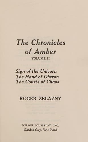 THE CHRONICLES OF AMBER