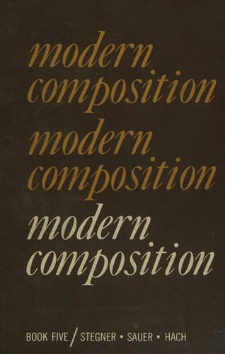 Modern Composition Book 5 (Revised Edition)