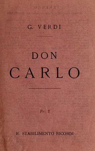 Don | Carlo | opera in cinque atti