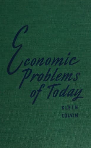 Economic problems of today