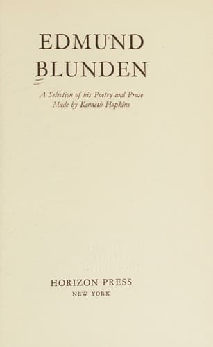 Edmund Blunden