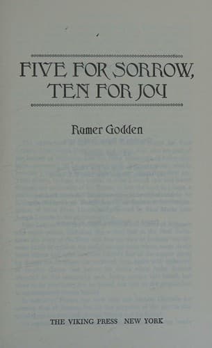 Five for Sorrow, Ten for You