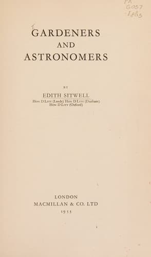 Gardeners & astronomers