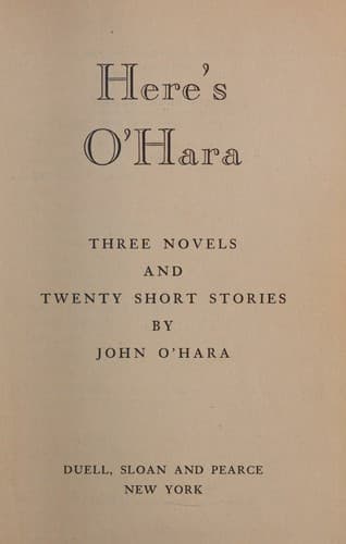 Here's O'Hara;
