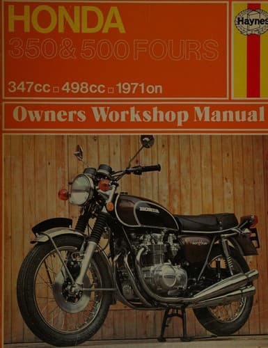 Honda 4 500 & 350 owners workshop manual