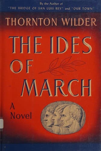 THE IDES OF MARCH (HARDCOVER) ~ BY THORTON WILDER