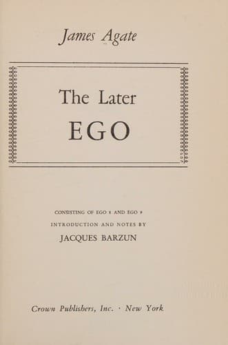The later Ego,