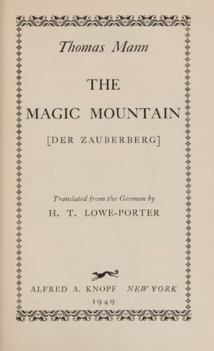 The Magic Mountain (Der Zauberg)