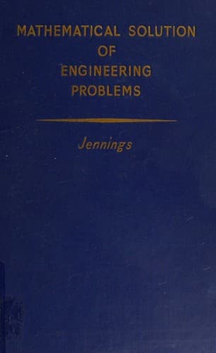 Mathematical solution of engineering problems.