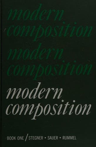 Modern Composition Book 1