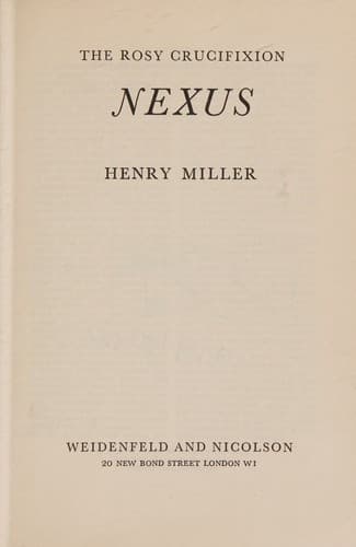 Nexus (The rosy crucifixion)