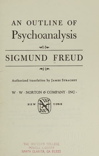 An Outline of Psychoanalysis