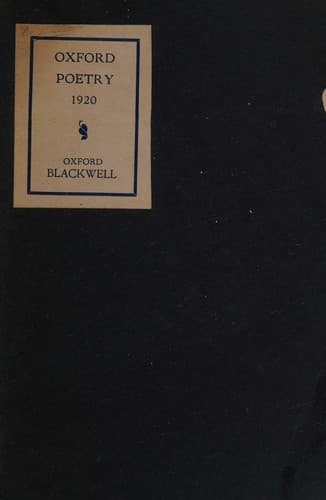 Oxford poetry 1919