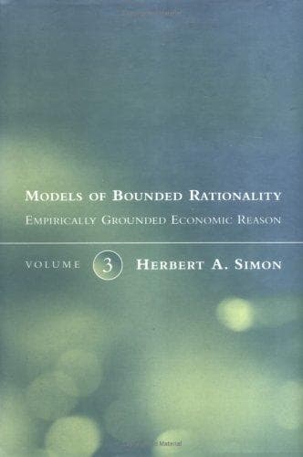 Models of Bounded Rationality, Vol. 3