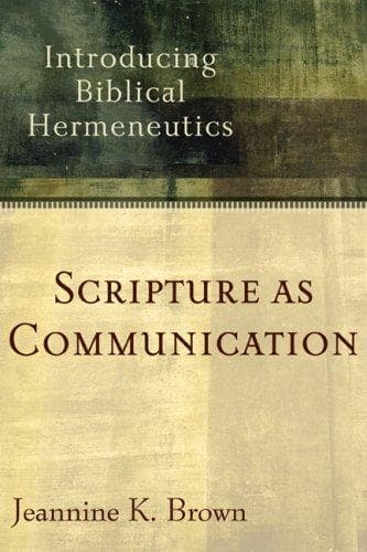 Scripture as communication
