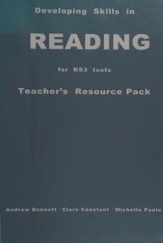 Developing Reading Skills